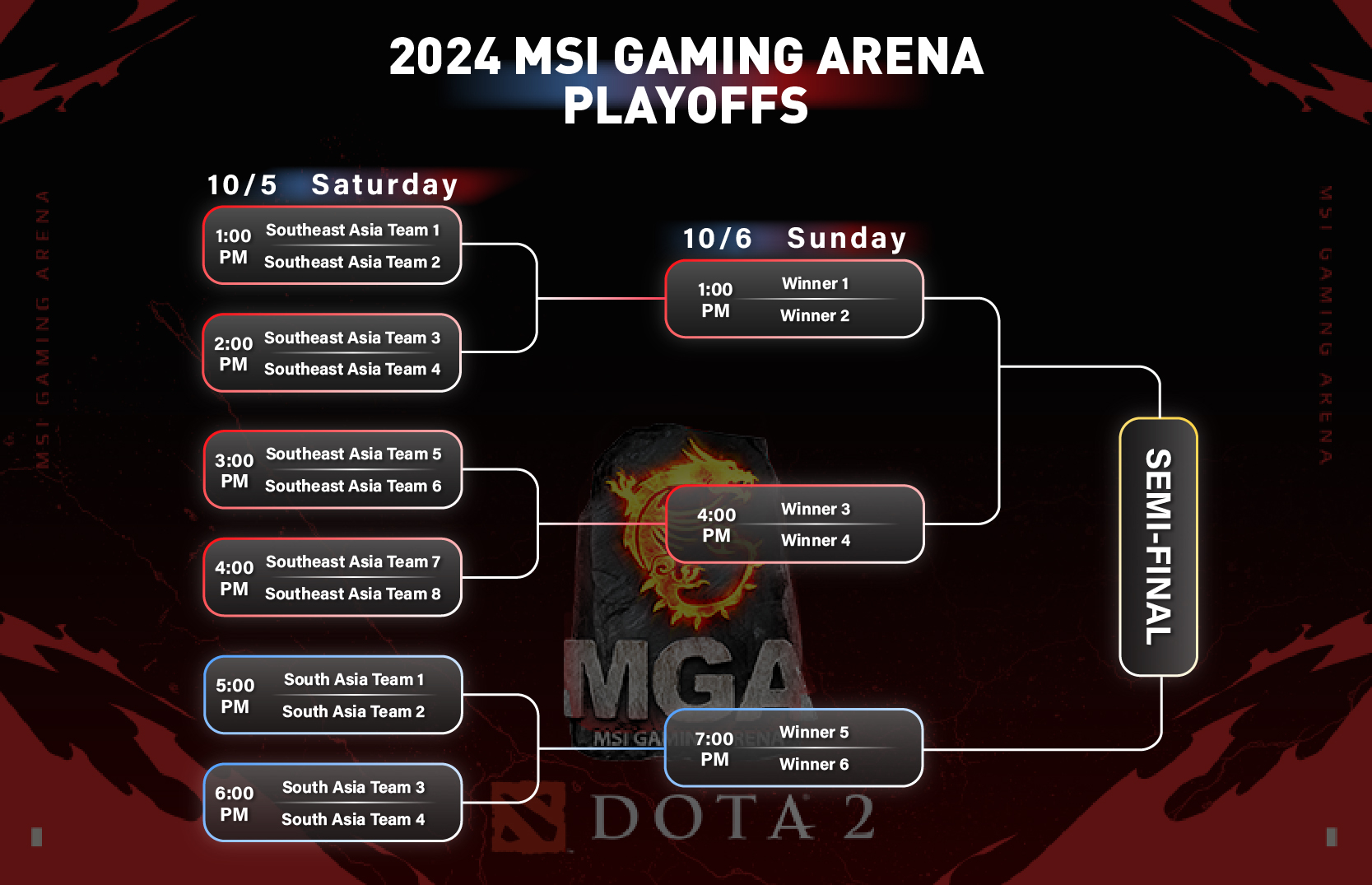 MSI Gaming Arena 2024 Schedule Announced Gaming Prizes Giveaway